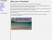 Tablet Screenshot of naturisland.com